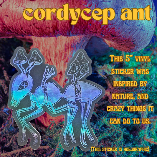 Cordycept Ant Sticker