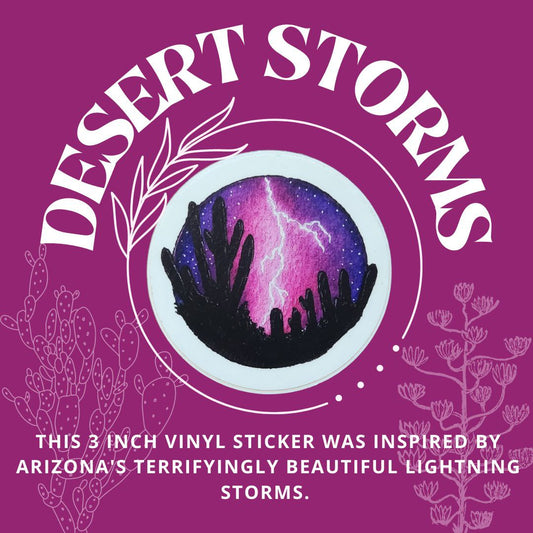 Desert Storms Sticker